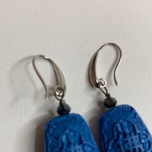Indigo Blue Earrings - Picture 5 of 9